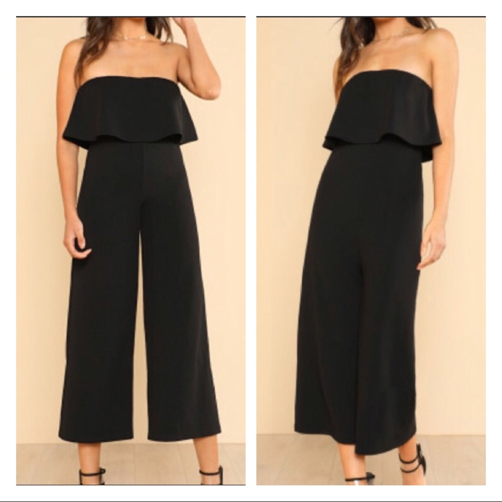 SALES ❗️Black Sleeveless Tube Jumpsuit - Picture 7 of 7